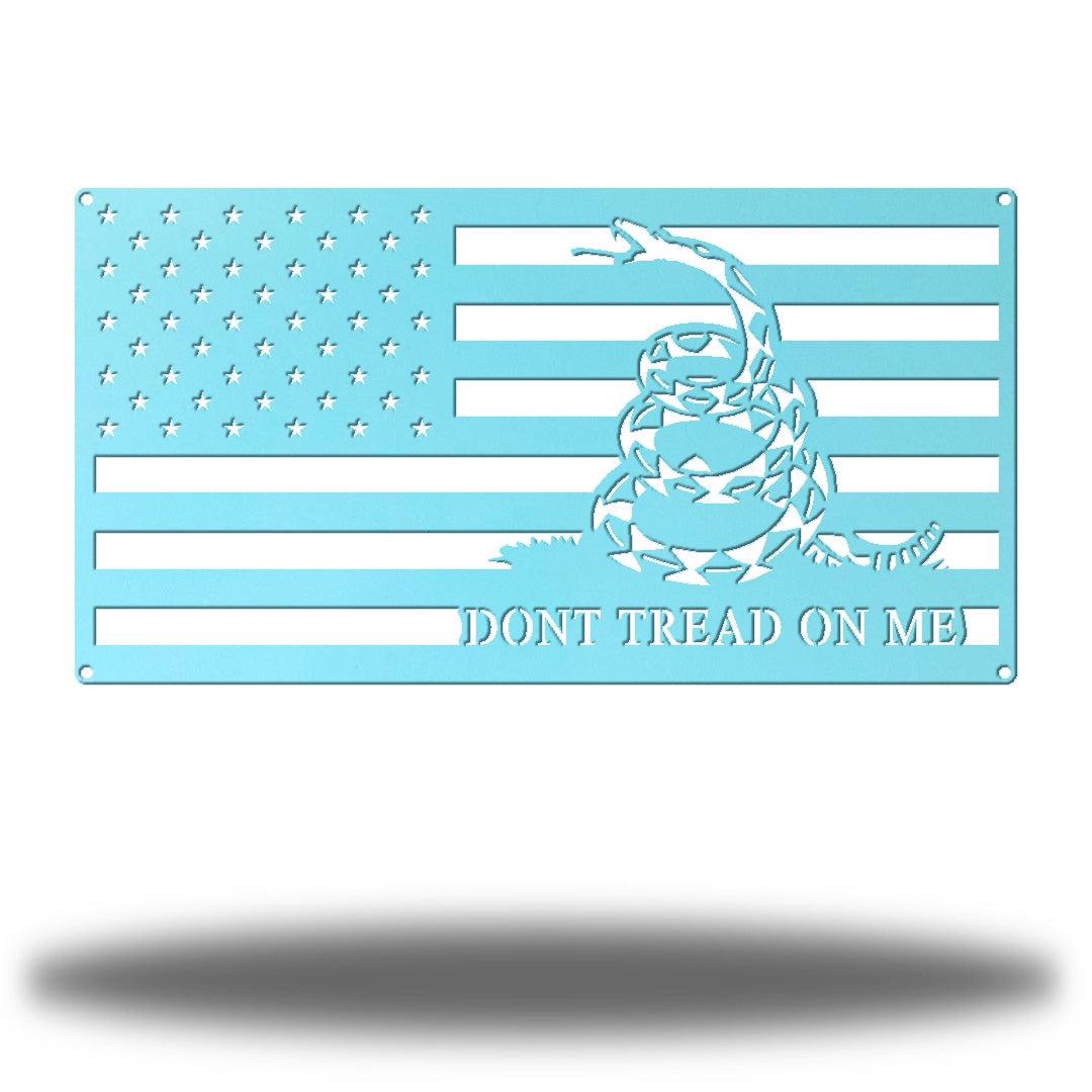 Riverside Designs-Gadsden Rectangle Flag-Metal Wall Art Décor