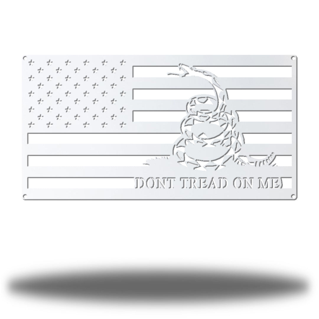 Riverside Designs-Gadsden Rectangle Flag-Metal Wall Art Décor