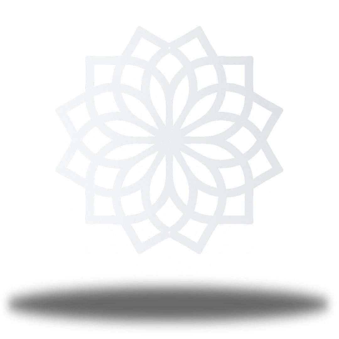 Riverside Designs-Geometric Lotus Flower (CLEARANCE)-Metal Wall Art Décor