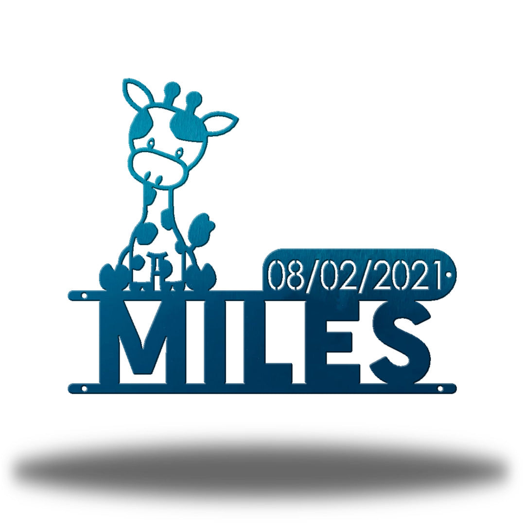 Giraffe D.O.B Monogram