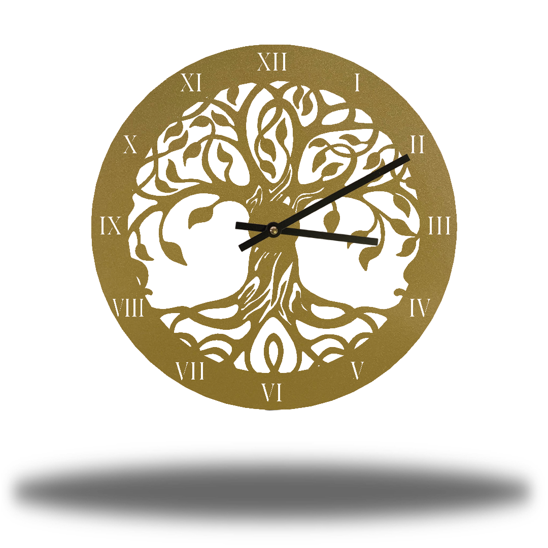 Riverside Designs-Tree of Life Clock-Metal Wall Art Décor