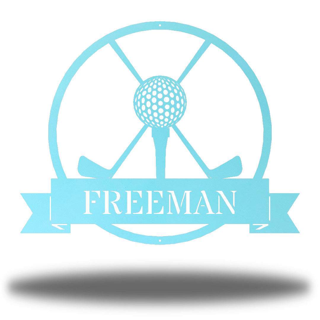 Riverside Designs-Golf Monogram-Metal Wall Art Décor