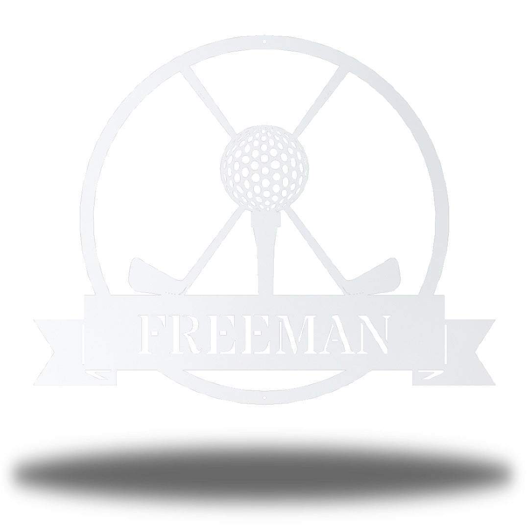 Riverside Designs-Golf Monogram-Metal Wall Art Décor