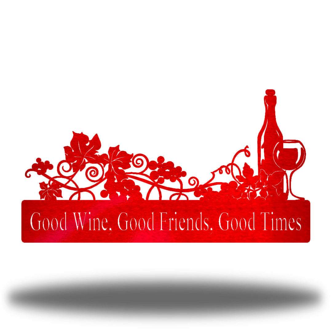 Riverside Designs-Good Wine-Metal Wall Art Décor