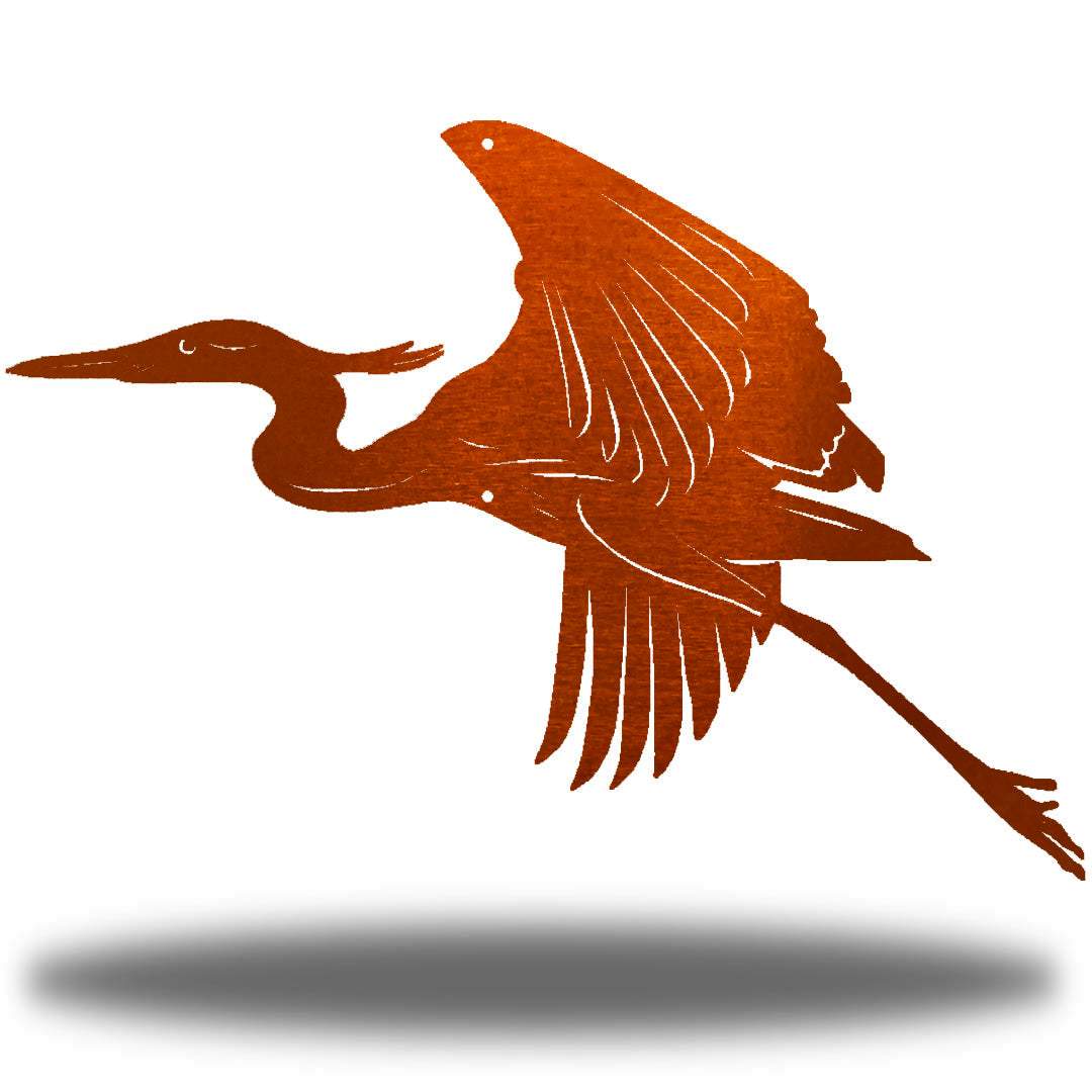 Riverside Designs-Heron (CLEARANCE)-Metal Wall Art Décor