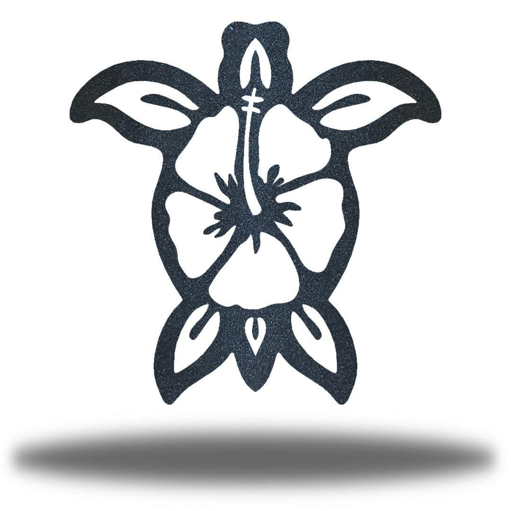 Riverside Designs-Hibiscus Turtle-Metal Wall Art Décor