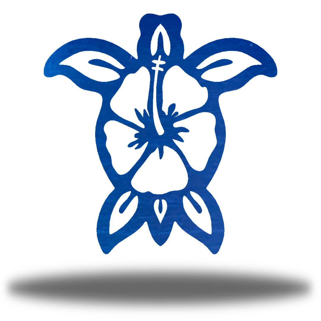 Riverside Designs-Hibiscus Turtle-Metal Wall Art Décor