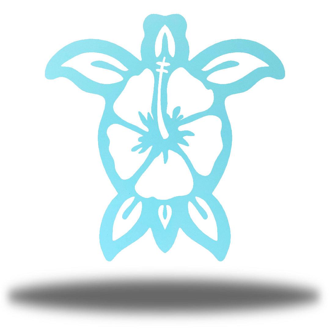 Riverside Designs-Hibiscus Turtle-Metal Wall Art Décor
