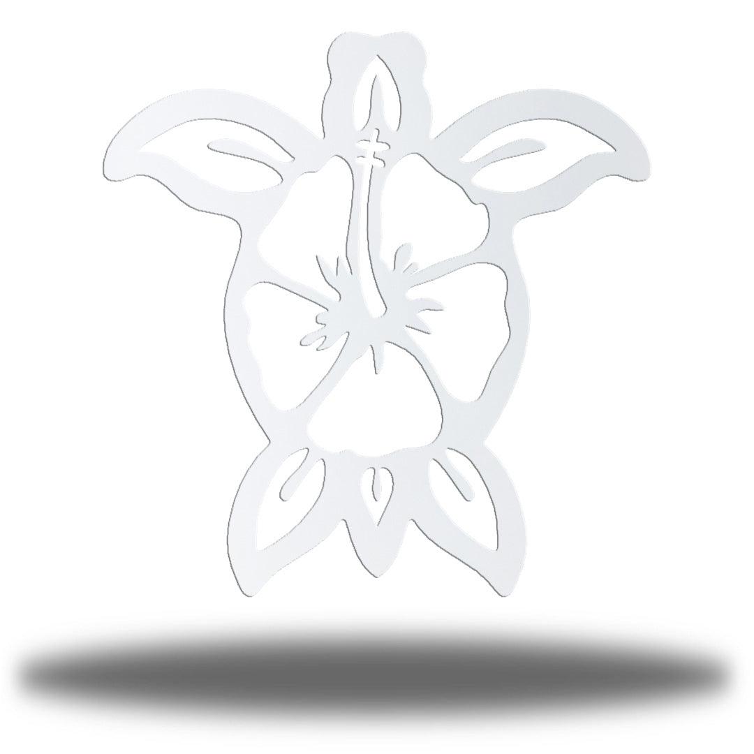 Riverside Designs-Hibiscus Turtle-Metal Wall Art Décor