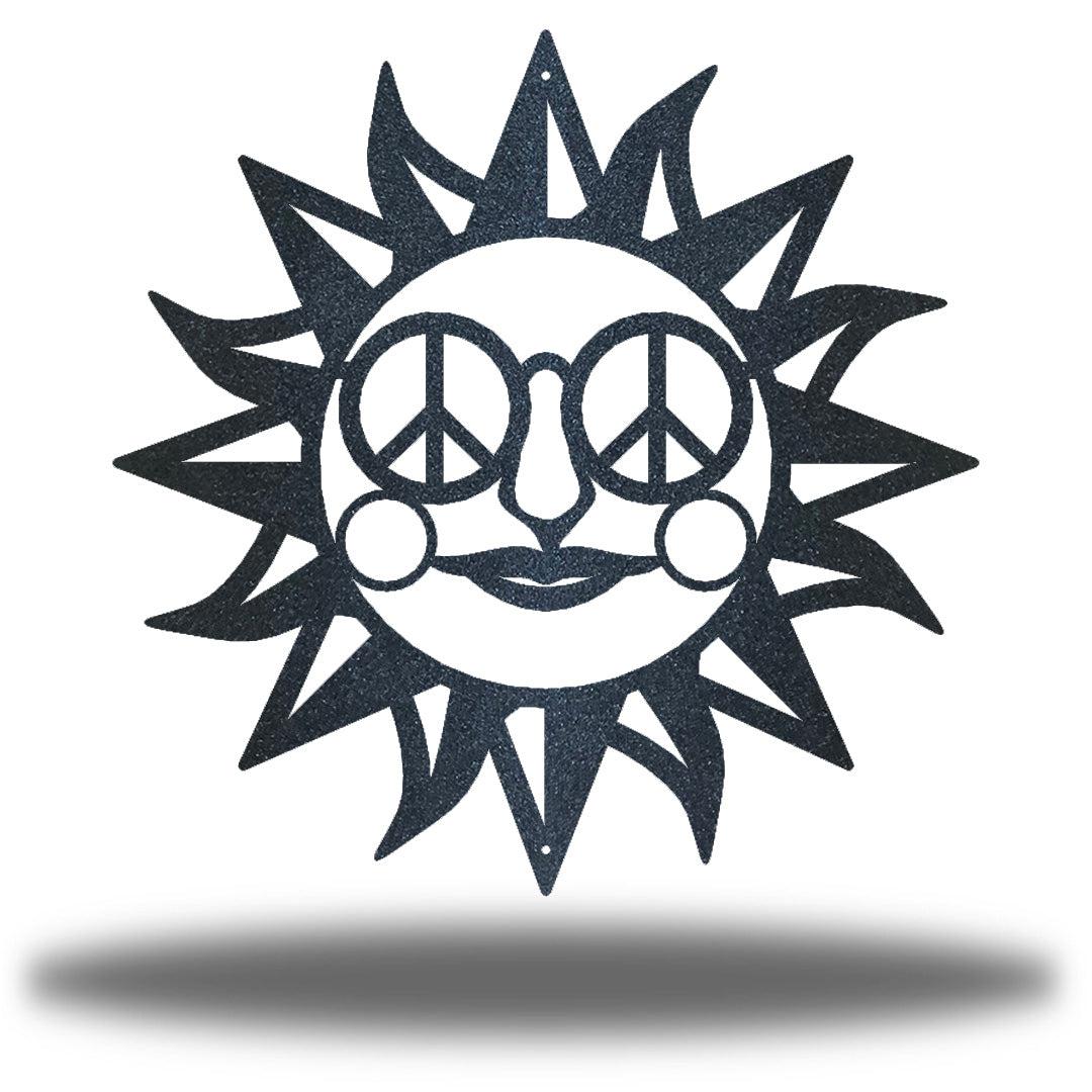 Riverside Designs-Hippie Sun-Metal Wall Art Décor