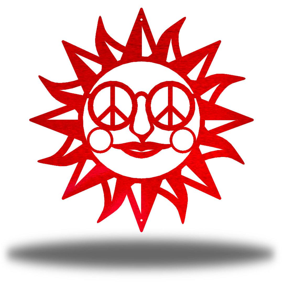 Riverside Designs-Hippie Sun-Metal Wall Art Décor