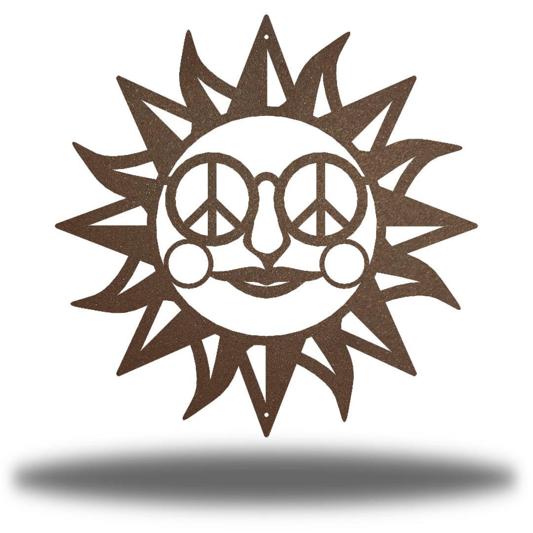 Riverside Designs-Hippie Sun-Metal Wall Art Décor