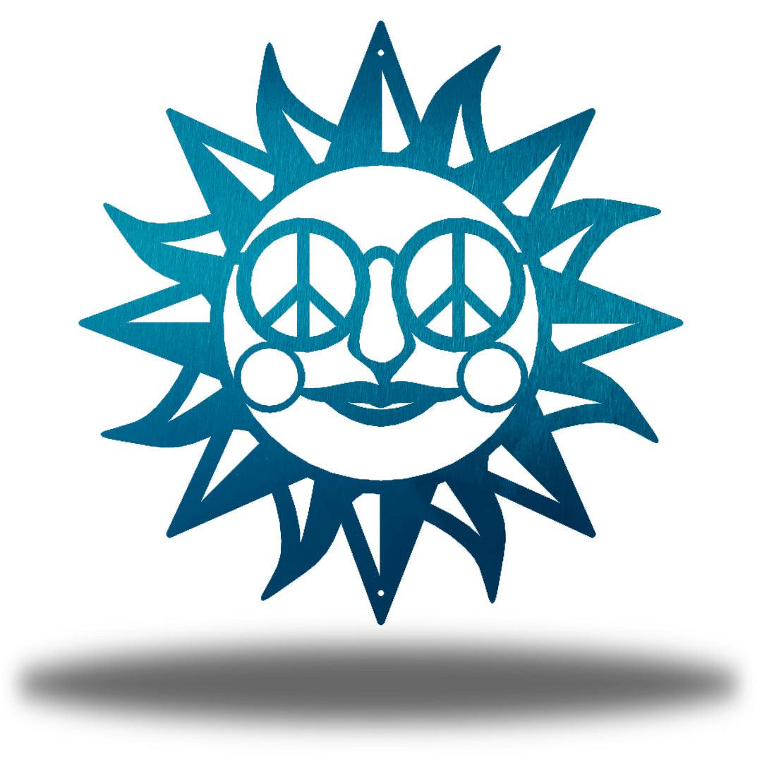 Riverside Designs-Hippie Sun-Metal Wall Art Décor