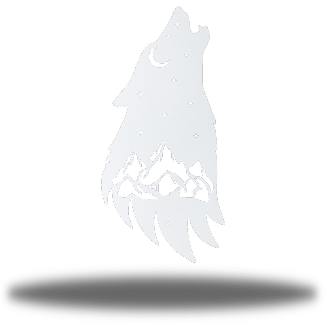 Riverside Designs-Howling Wolf-Metal Wall Art Décor
