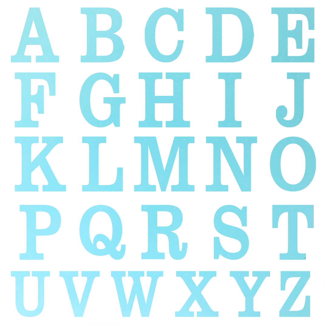 Riverside Designs-Letters of the Alphabet-Metal Wall Art Décor