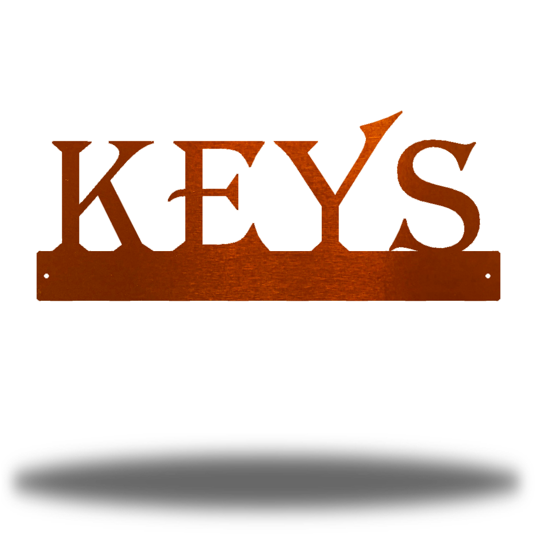 Riverside Designs-Key Hanging Rack-Metal Wall Art Décor