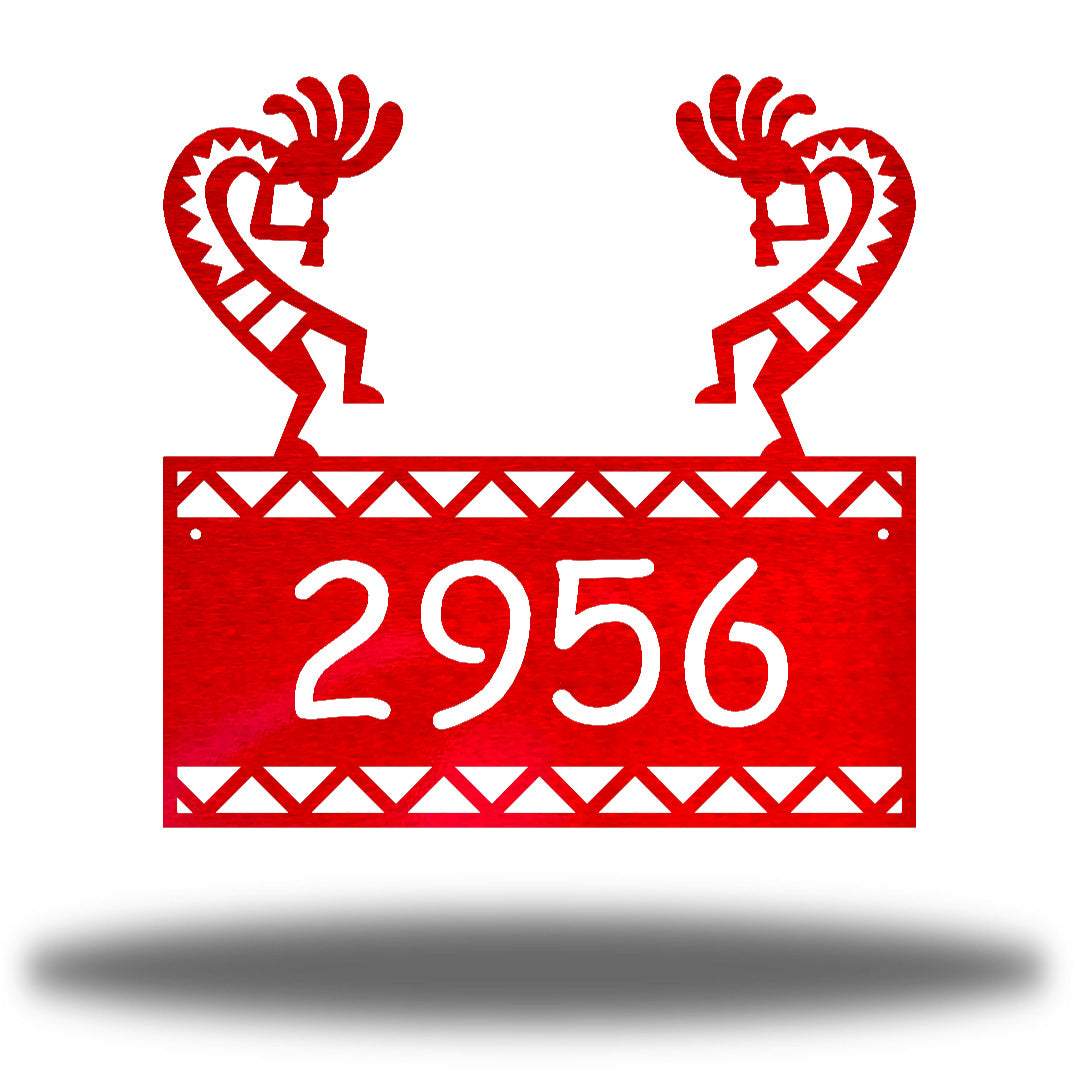 Riverside Designs-Kokopelli Address Sign-Metal Wall Art Décor
