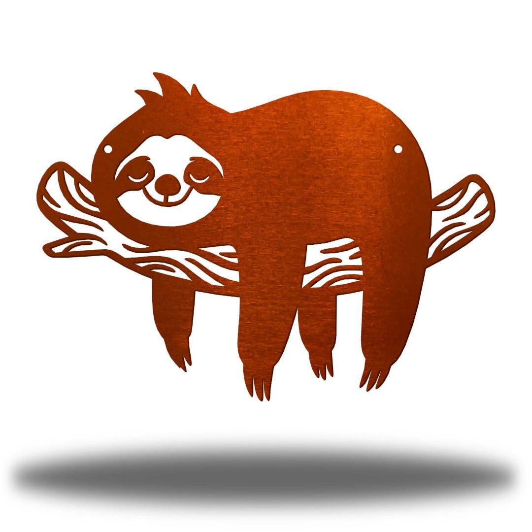 Riverside Designs-Lazy Sloth-Metal Wall Art Décor