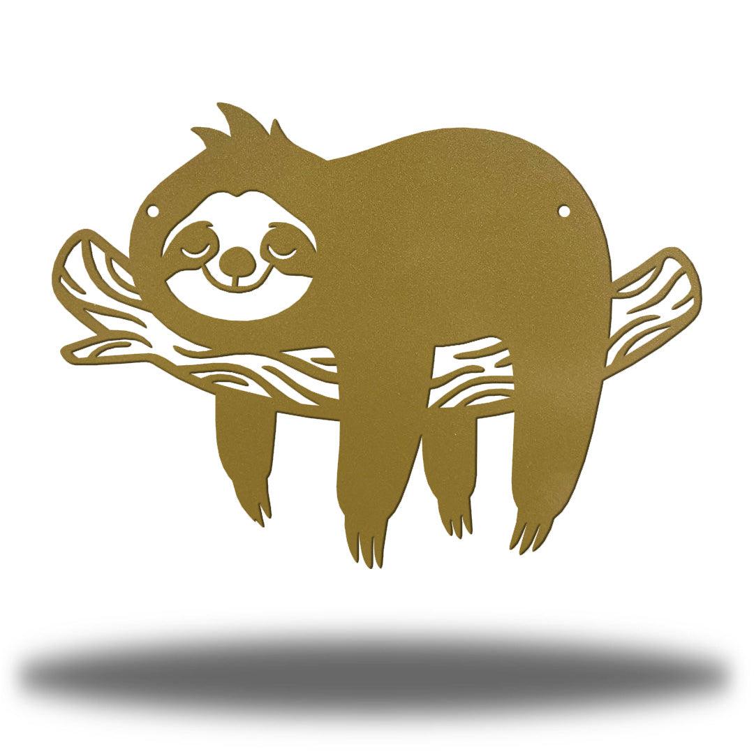 Riverside Designs-Lazy Sloth-Metal Wall Art Décor