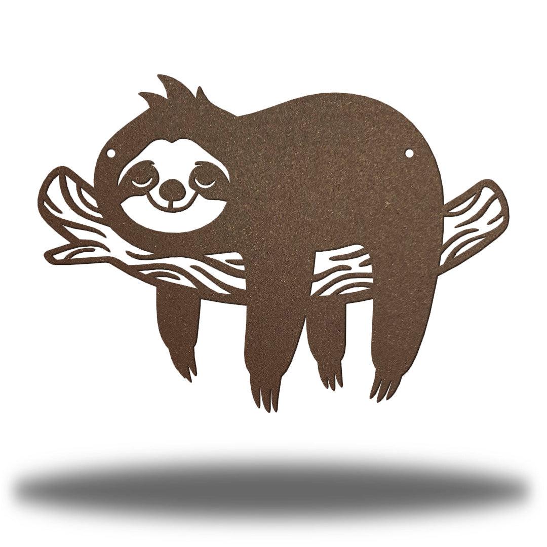 Riverside Designs-Lazy Sloth-Metal Wall Art Décor