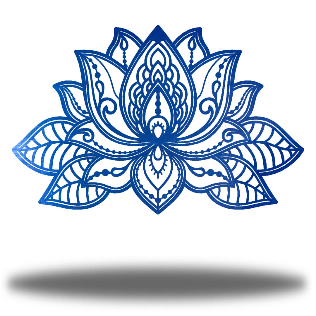 Riverside Designs-Lotus Mandala (CLEARANCE)-Metal Wall Art Décor