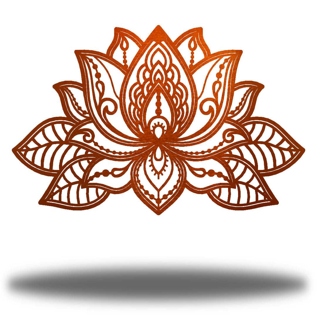 Riverside Designs-Lotus Mandala-Metal Wall Art Décor