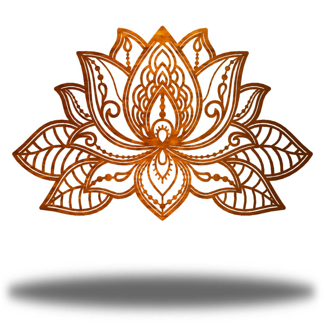 Riverside Designs-Lotus Mandala (CLEARANCE)-Metal Wall Art Décor