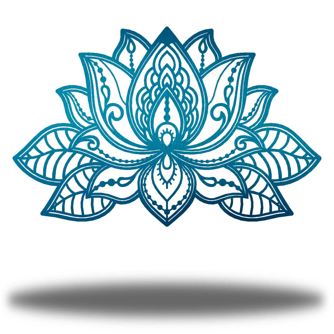 Riverside Designs-Lotus Mandala (CLEARANCE)-Metal Wall Art Décor