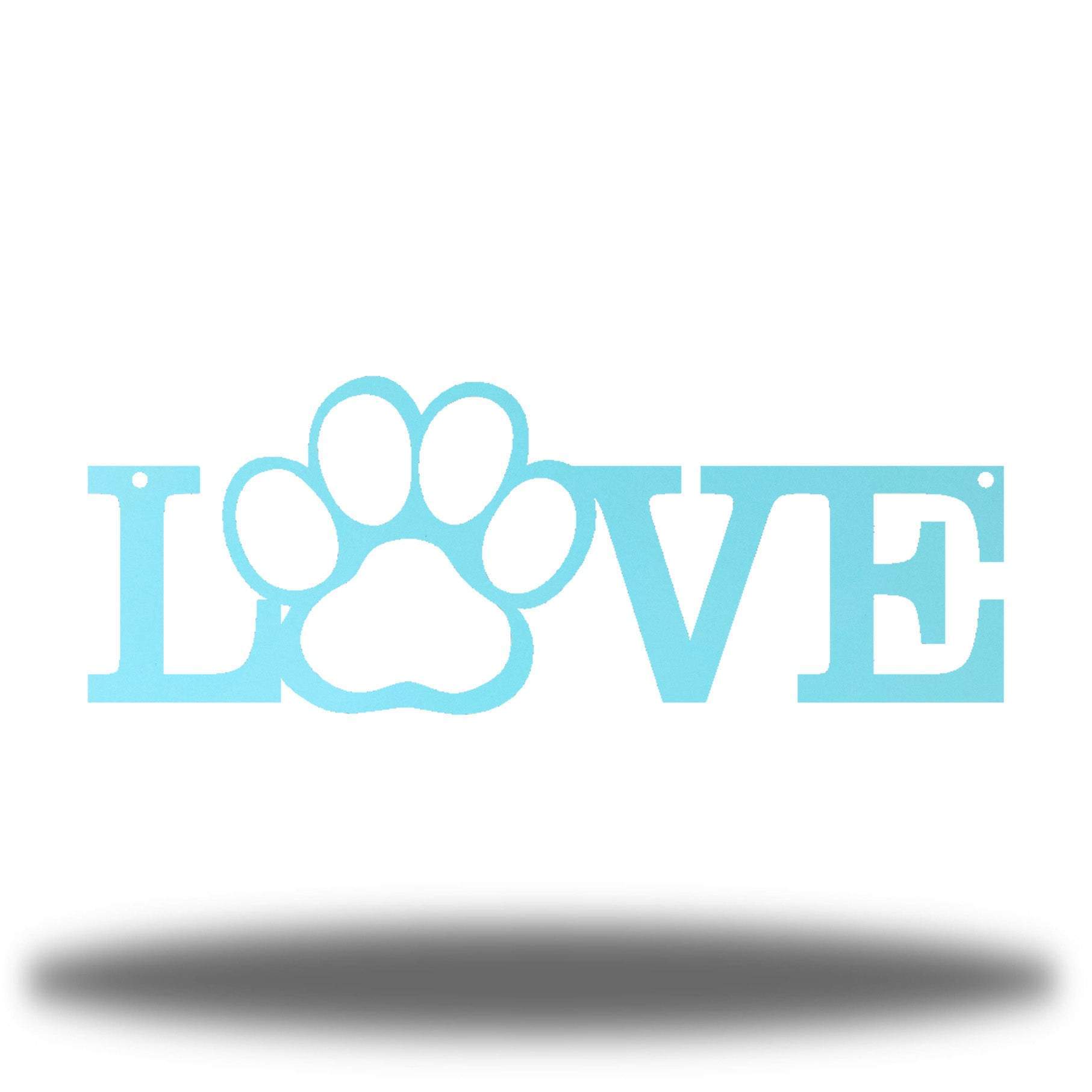 Riverside Designs-Love Paw-Metal Wall Art Décor