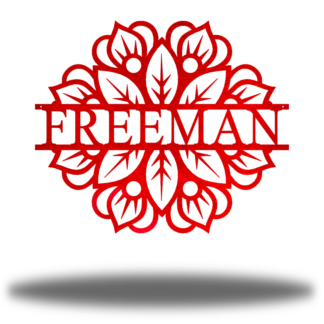 Riverside Designs-Mandala Monogram-Metal Wall Art Décor