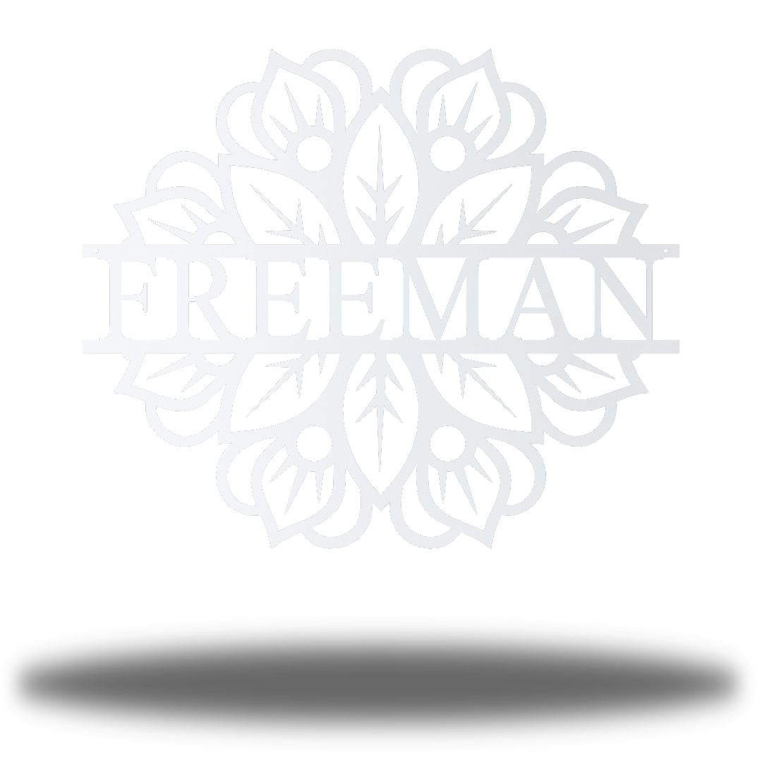 Riverside Designs-Mandala Monogram-Metal Wall Art Décor