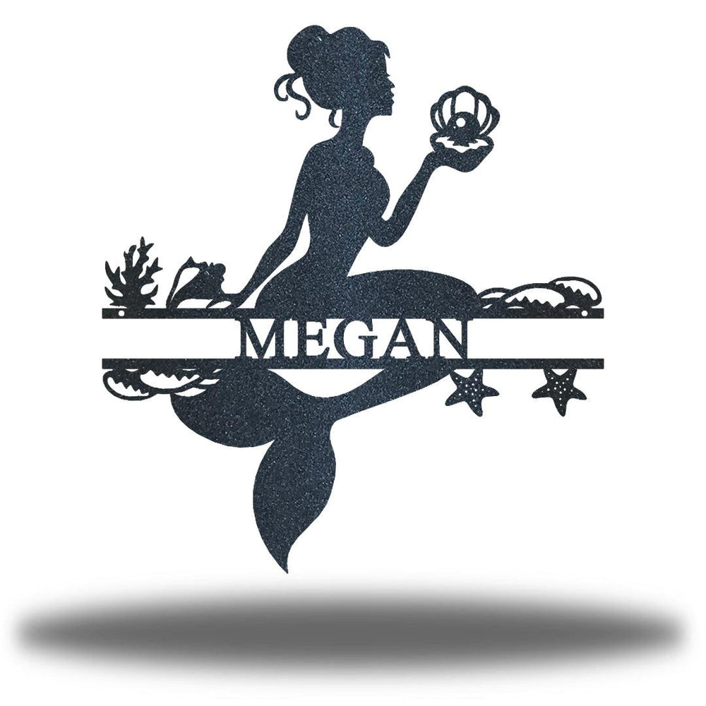 Riverside Designs-Mermaid Monogram-Metal Wall Art Décor