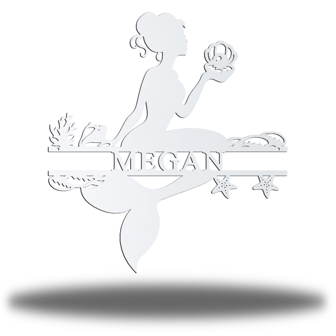 Riverside Designs-Mermaid Monogram-Metal Wall Art Décor
