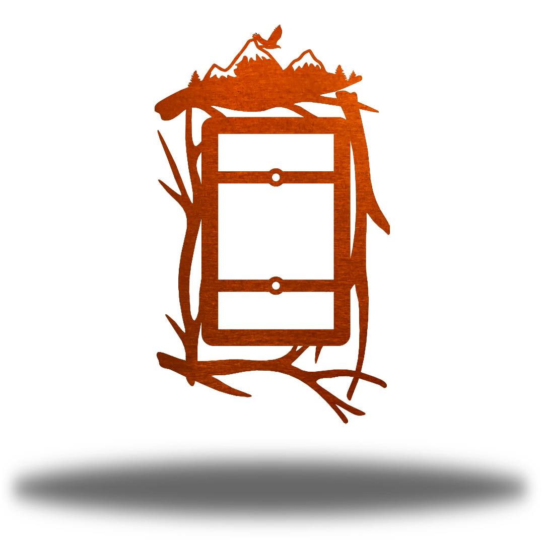 Riverside Designs-Mountain Scene Light Switch Cover-Metal Wall Art Décor