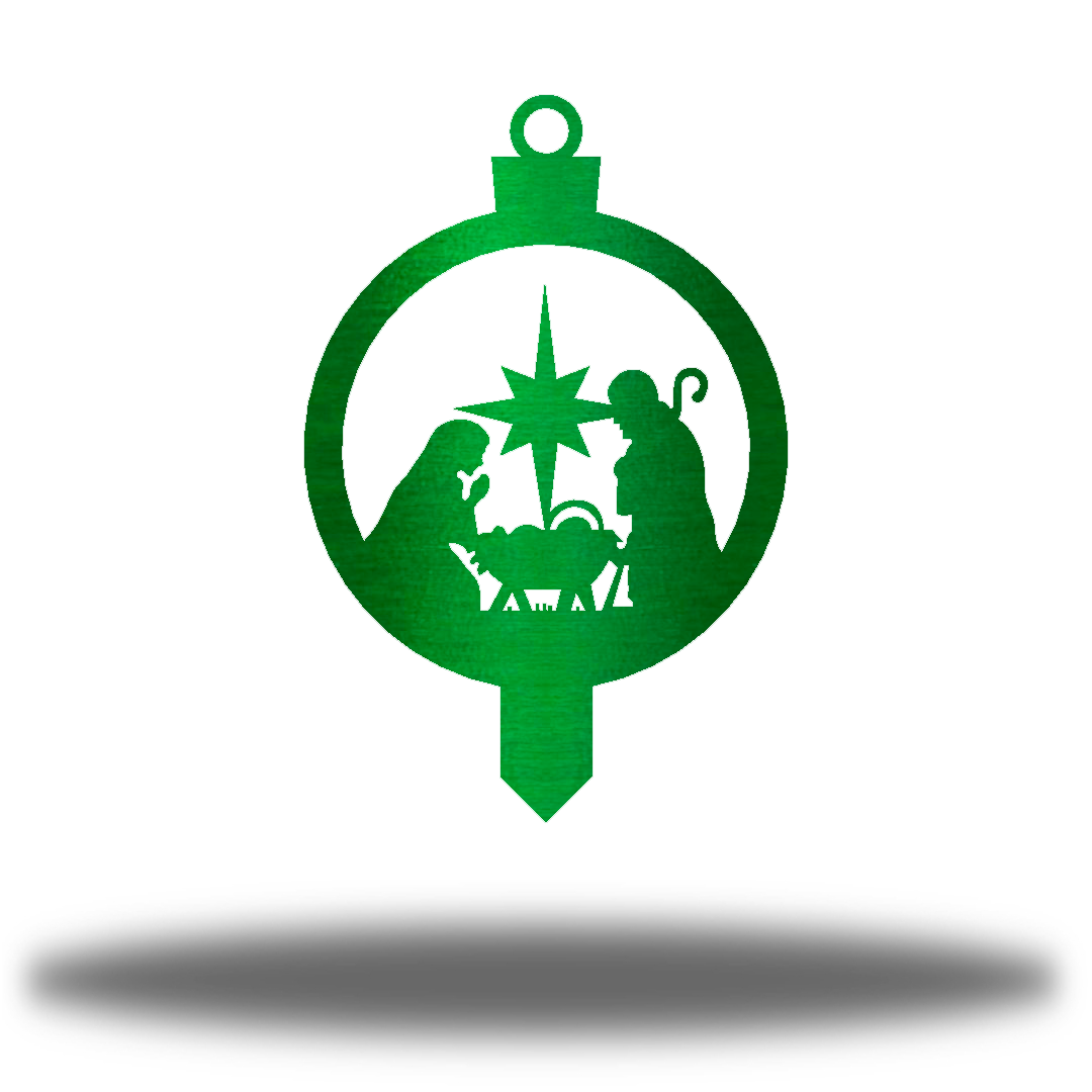 Riverside Designs-Nativity Scene Ornament Stake-Metal Wall Art Décor