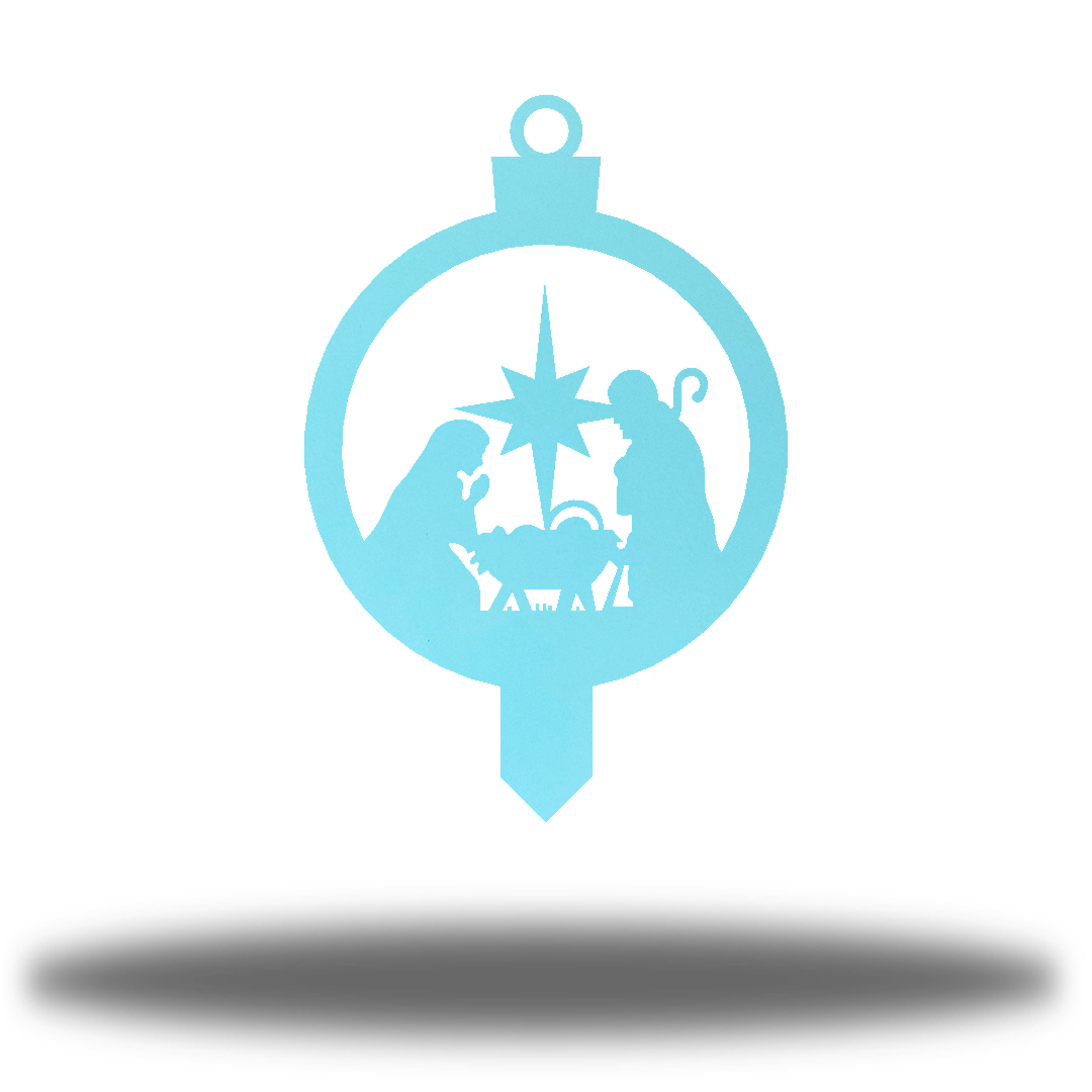 Riverside Designs-Nativity Scene Ornament Stake-Metal Wall Art Décor