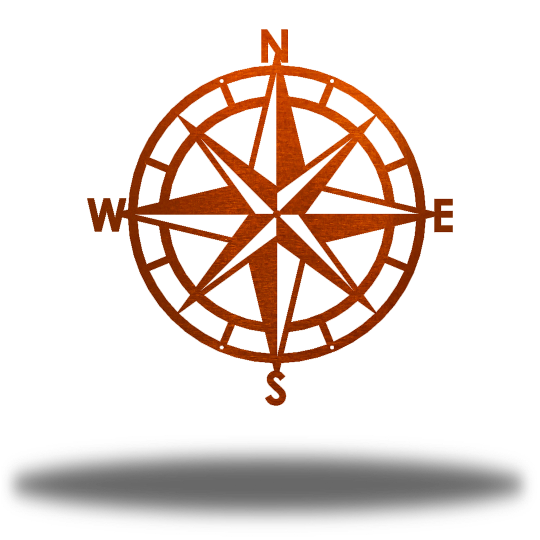 Riverside Designs-Nautical Compass (CLEARANCE)-Metal Wall Art Décor
