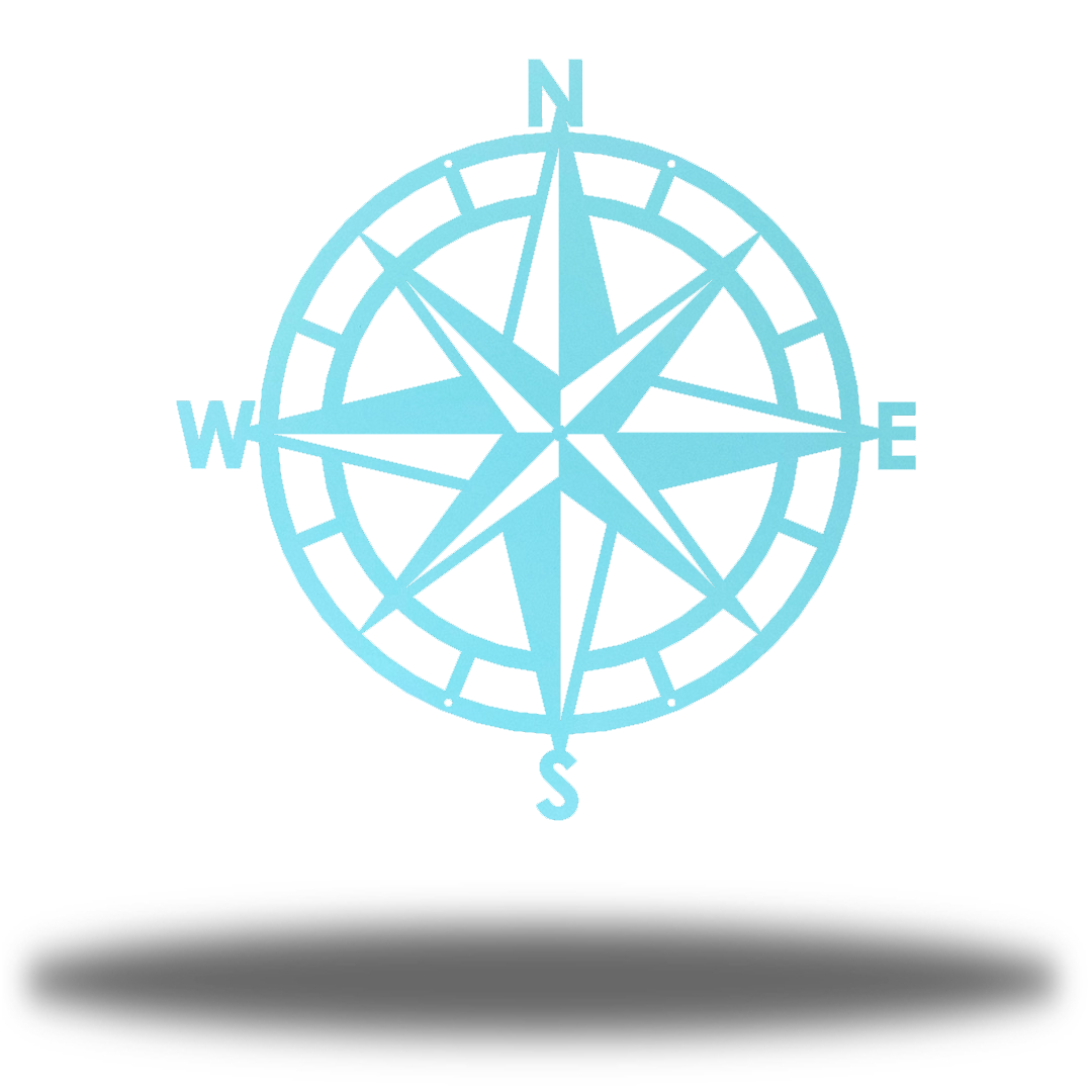 Riverside Designs-Nautical Compass (CLEARANCE)-Metal Wall Art Décor