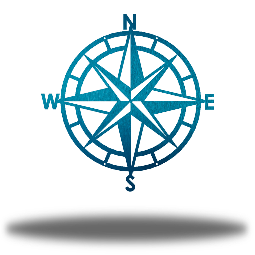 Riverside Designs-Nautical Compass (CLEARANCE)-Metal Wall Art Décor