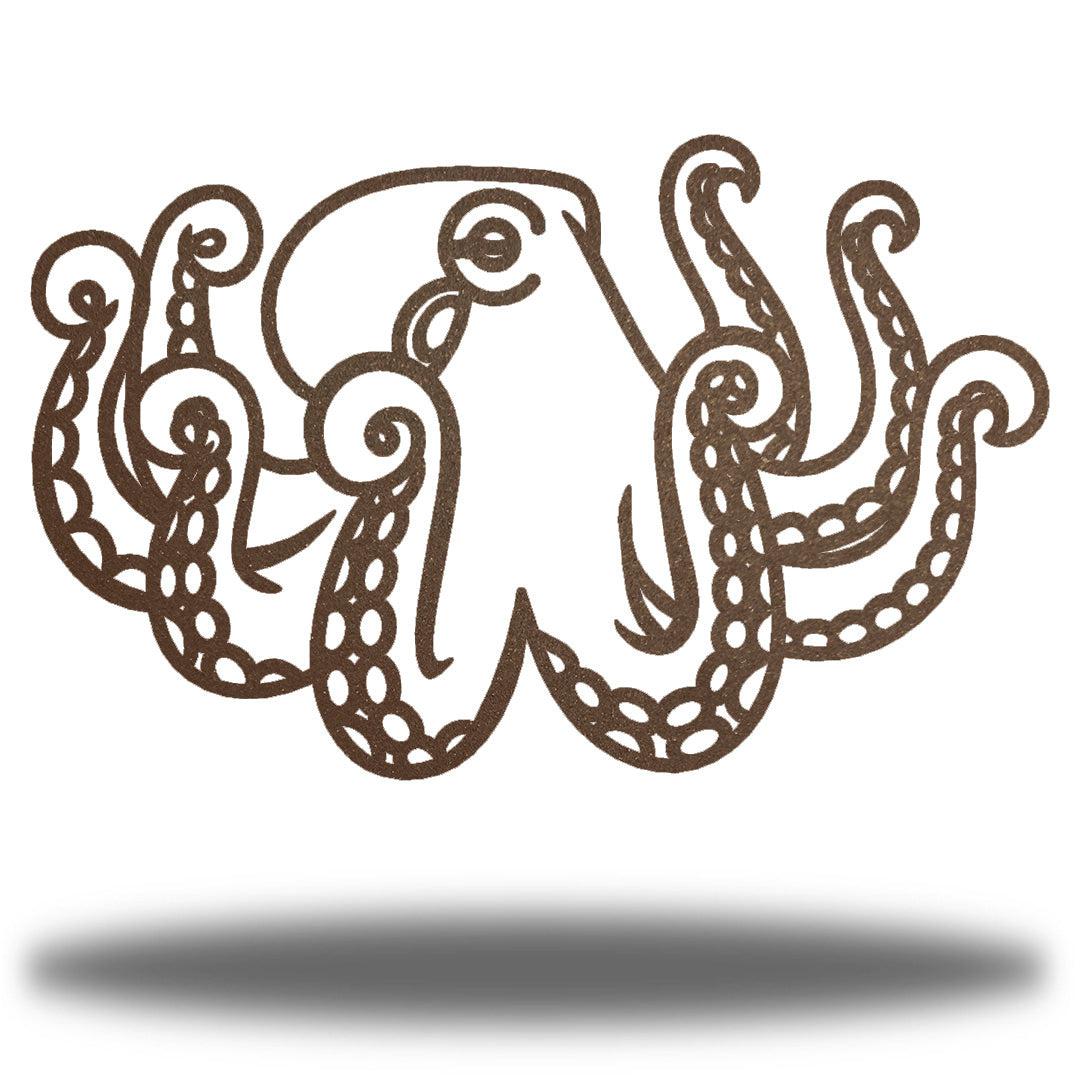 Riverside Designs-Pacific Octopus-Metal Wall Art Décor