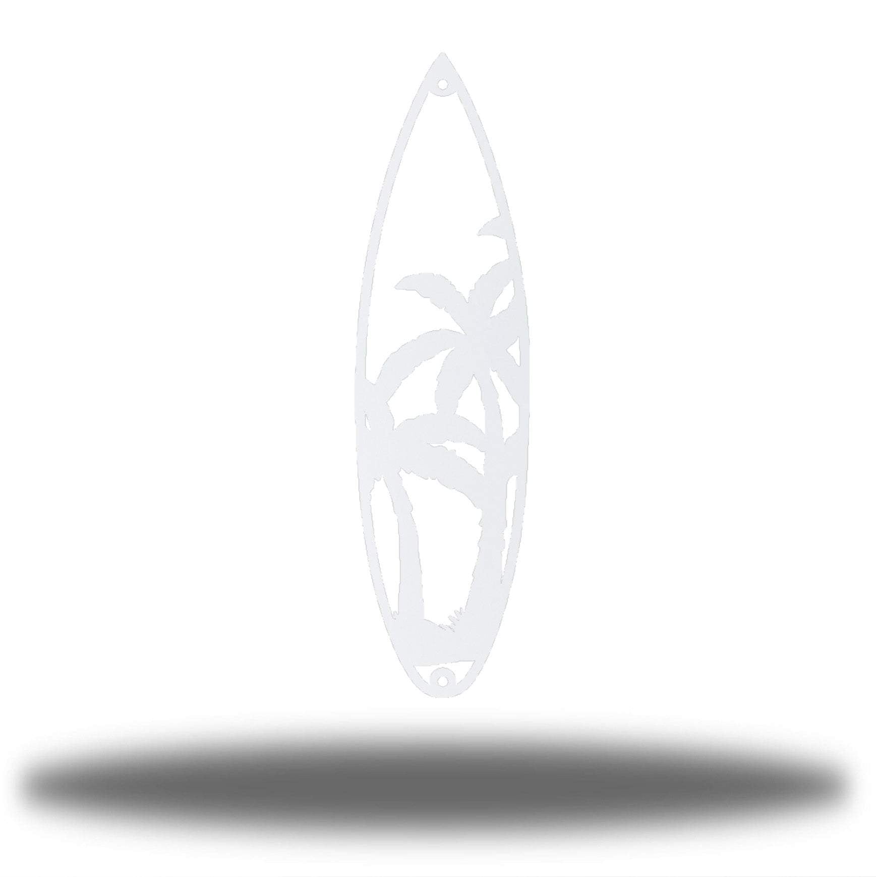 Riverside Designs-Palm Tree Surfboard (CLEARANCE)-Metal Wall Art Décor