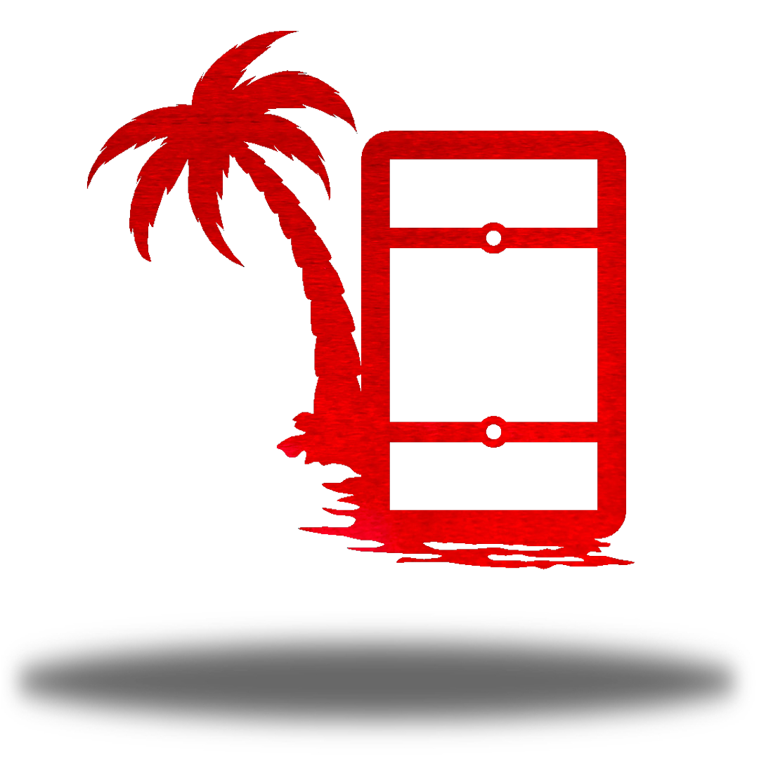 Riverside Designs-Palm Tree Light Switch Cover-Metal Wall Art Décor