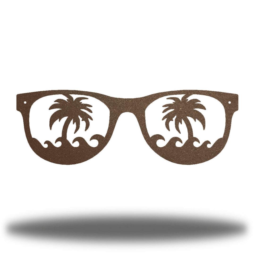Riverside Designs-Palm Tree Sunglasses-Metal Wall Art Décor