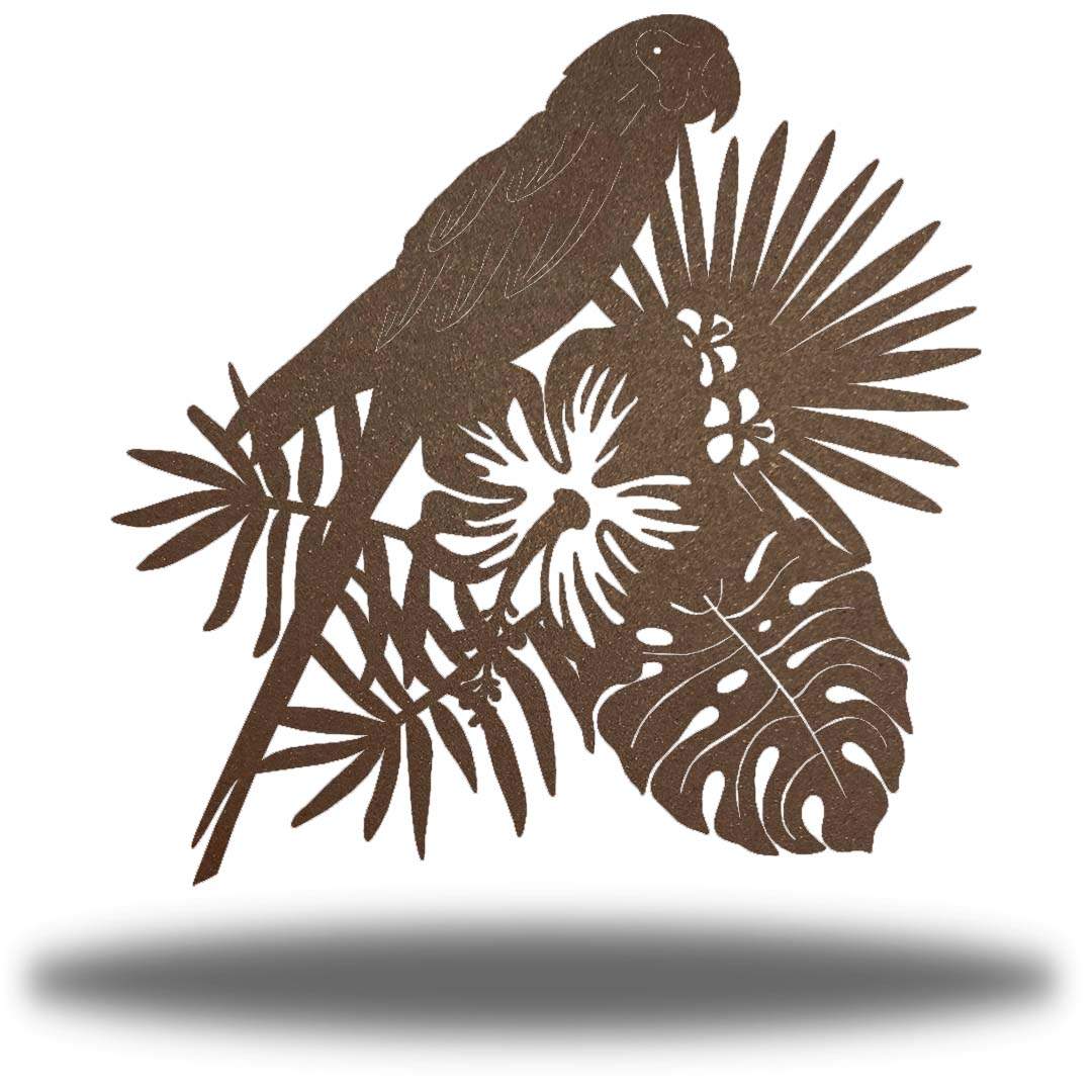 Riverside Designs-Parrot-Metal Wall Art Décor
