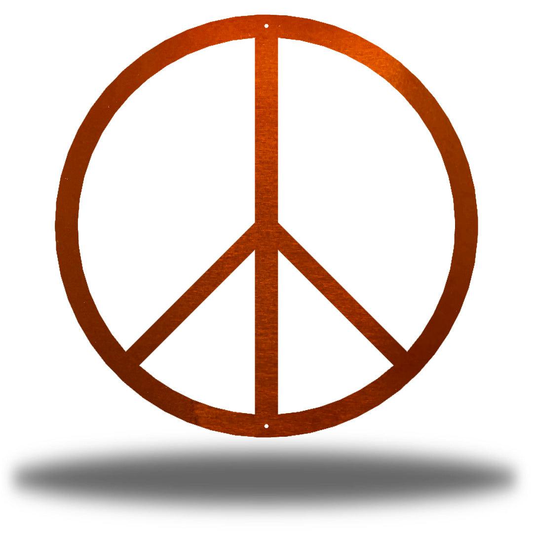 Riverside Designs-Peace Sign (CLEARANCE)-Metal Wall Art Décor