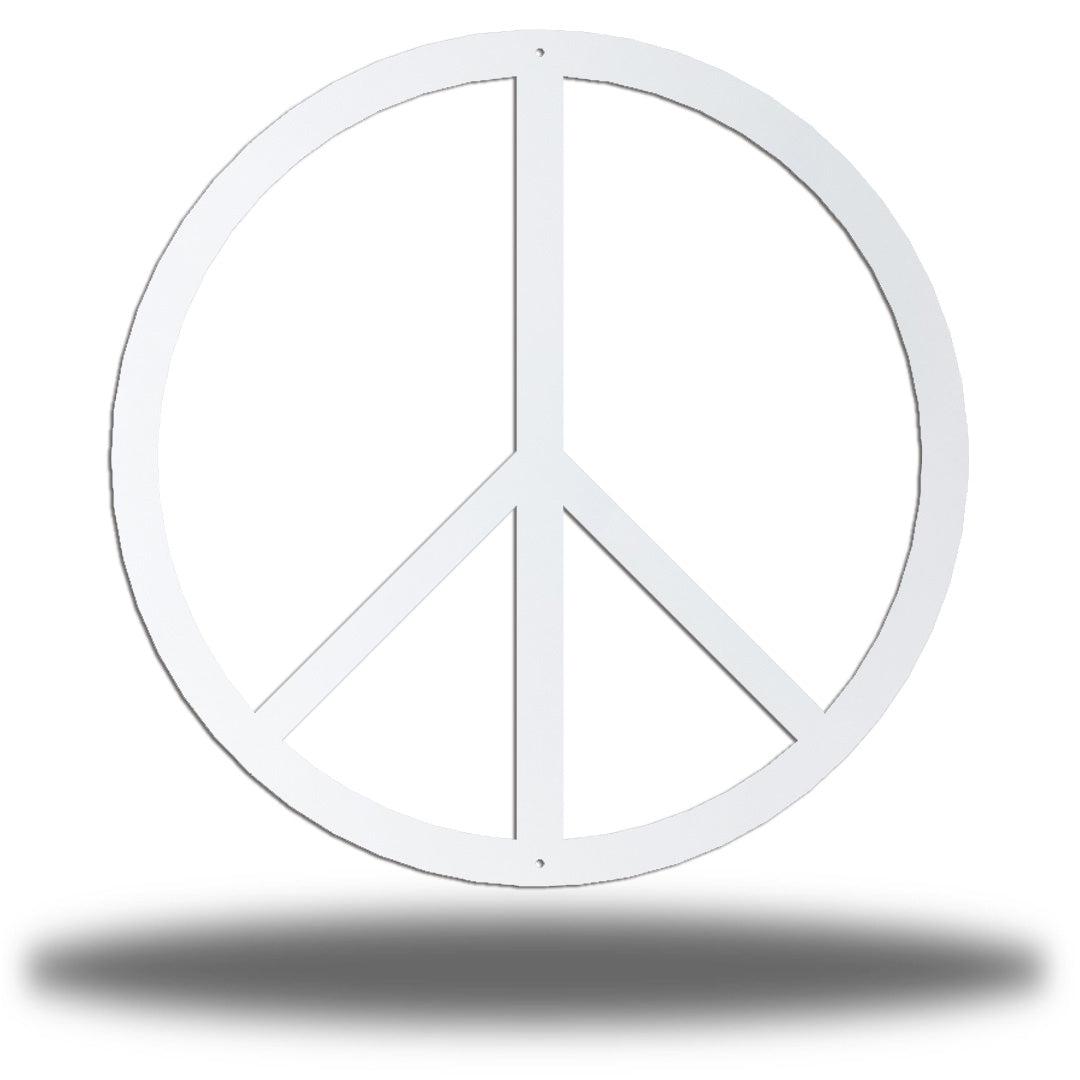 Peace Sign - Metal Wall Art Décor – Riverside Designs
