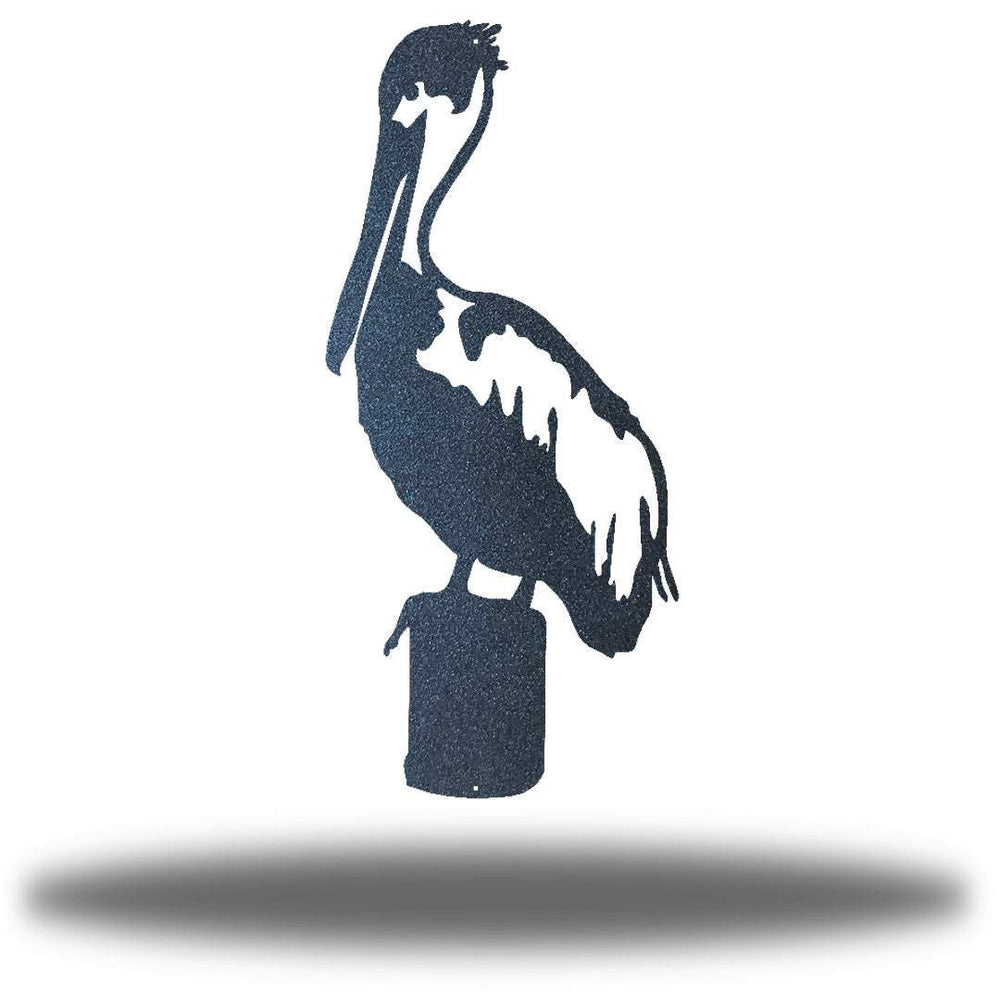 Riverside Designs-Perch Pelican-Metal Wall Art Décor