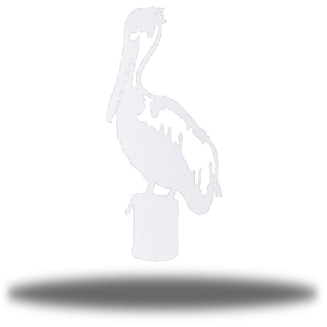 Riverside Designs-Perch Pelican-Metal Wall Art Décor
