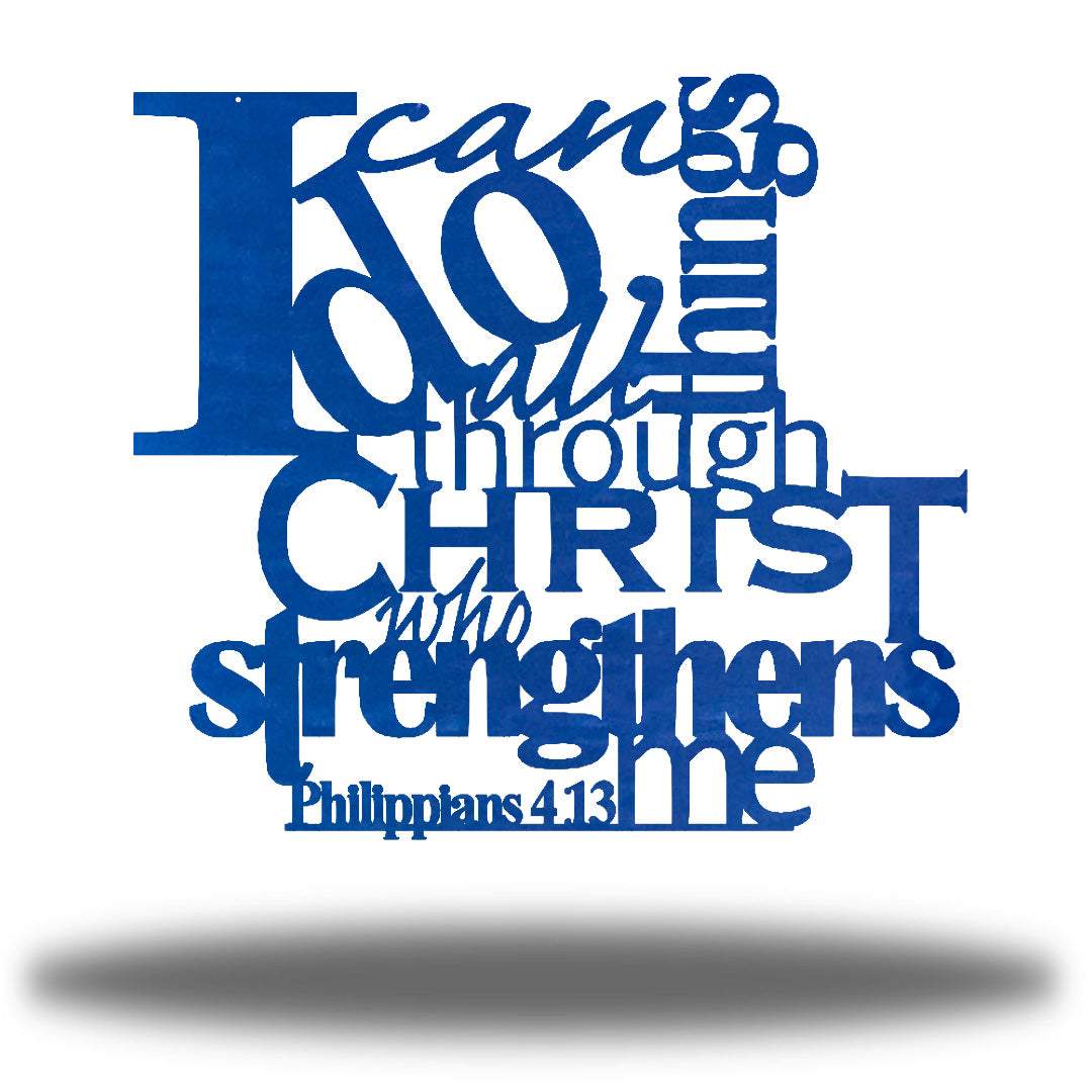 Riverside Designs-Philippians 4:13-Metal Wall Art Décor