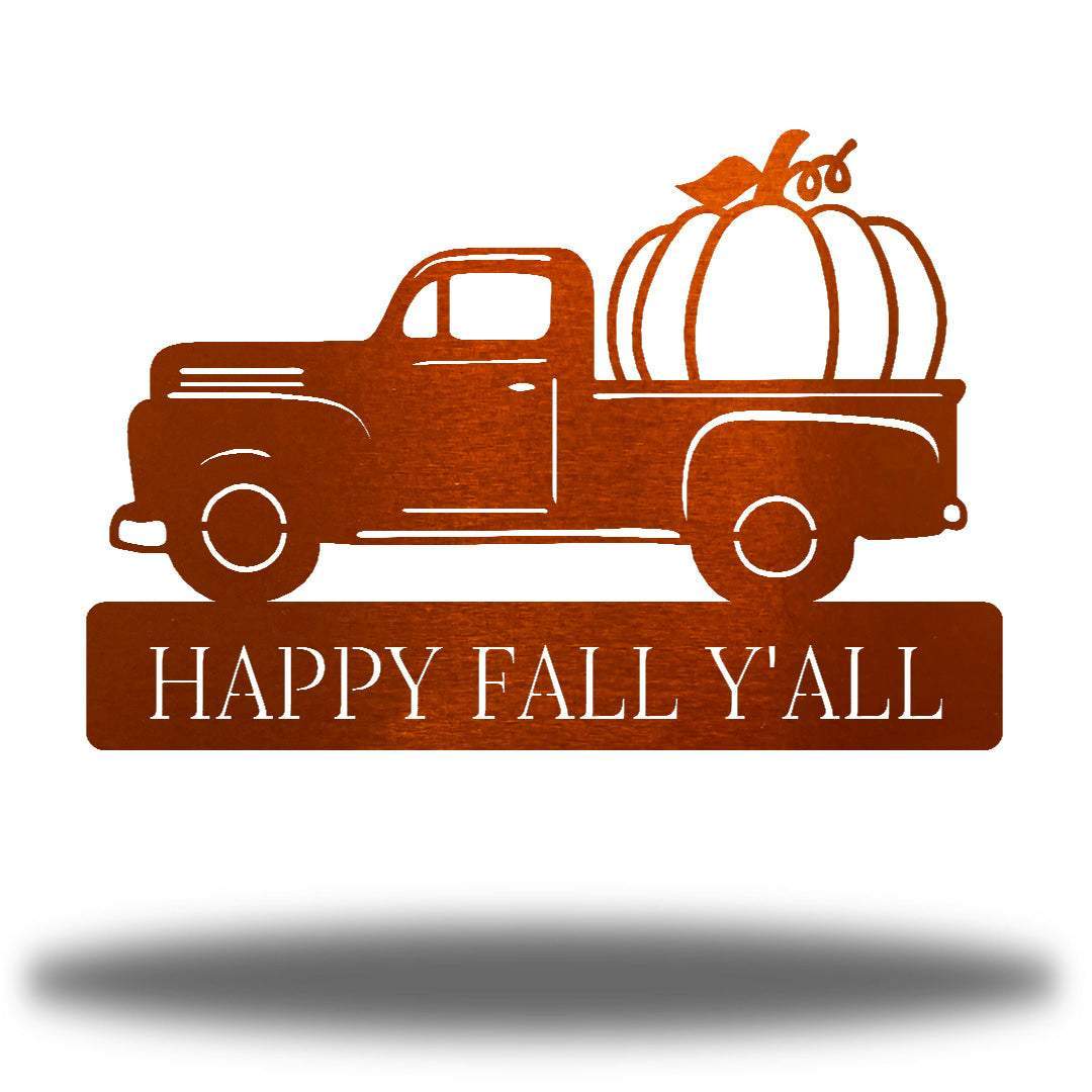 Riverside Designs-Pumpkin Truck-Metal Wall Art Décor